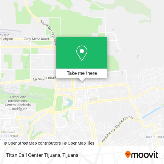 Titan Call Center Tijuana map