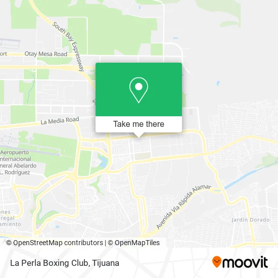 La Perla Boxing Club map