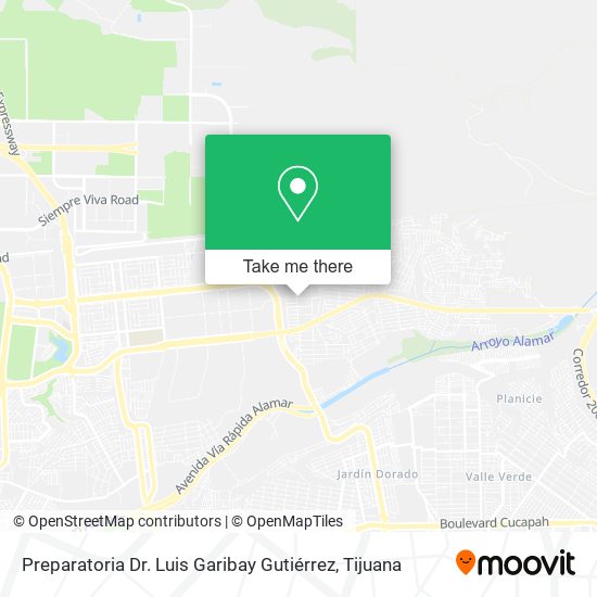 Preparatoria Dr. Luis Garibay Gutiérrez map