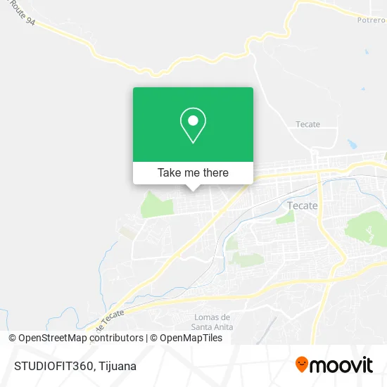 STUDIOFIT360 map