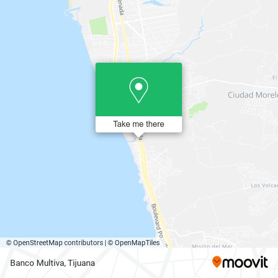 Banco Multiva map