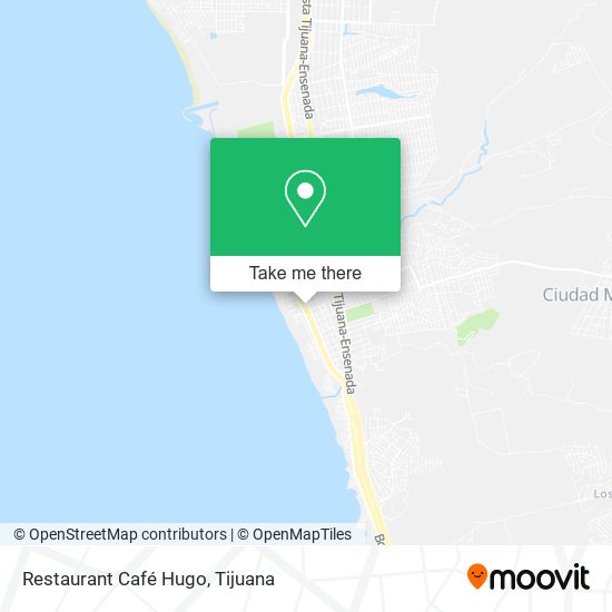 Restaurant Café Hugo map
