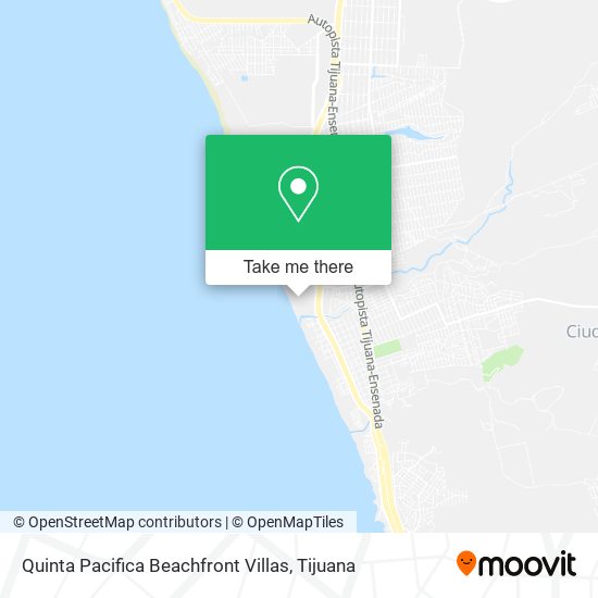 Mapa de Quinta Pacifica Beachfront Villas