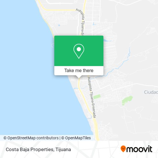Mapa de Costa Baja Properties