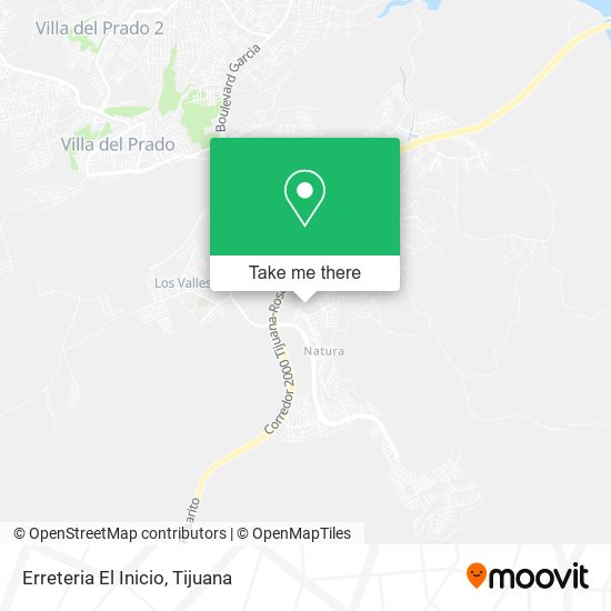 Mapa de Erreteria El Inicio