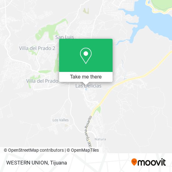 Mapa de WESTERN UNION