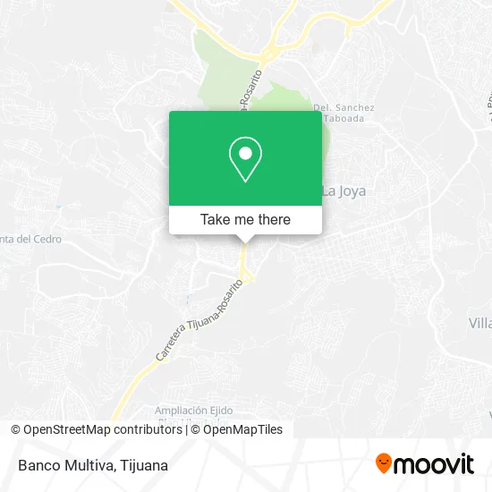 Banco Multiva map