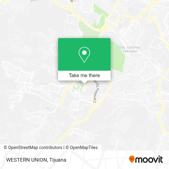 WESTERN UNION map