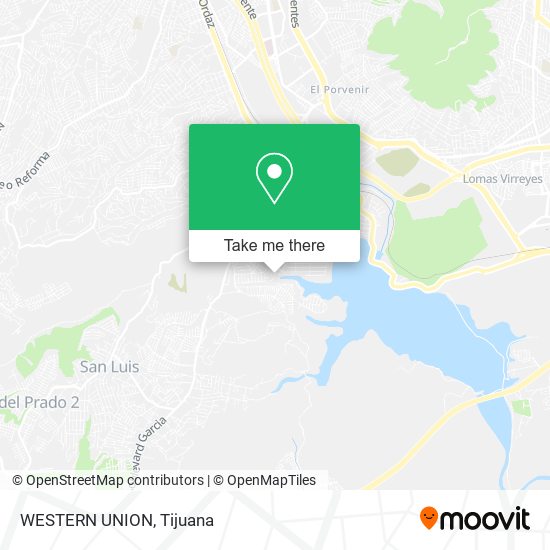 Mapa de WESTERN UNION