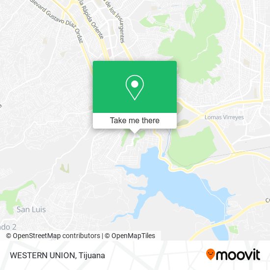 Mapa de WESTERN UNION