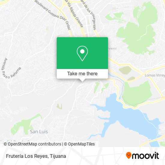Frutería Los Reyes map
