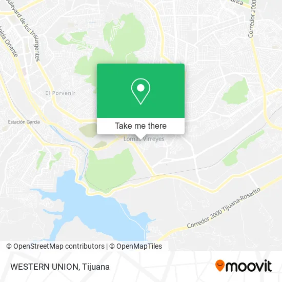 Mapa de WESTERN UNION