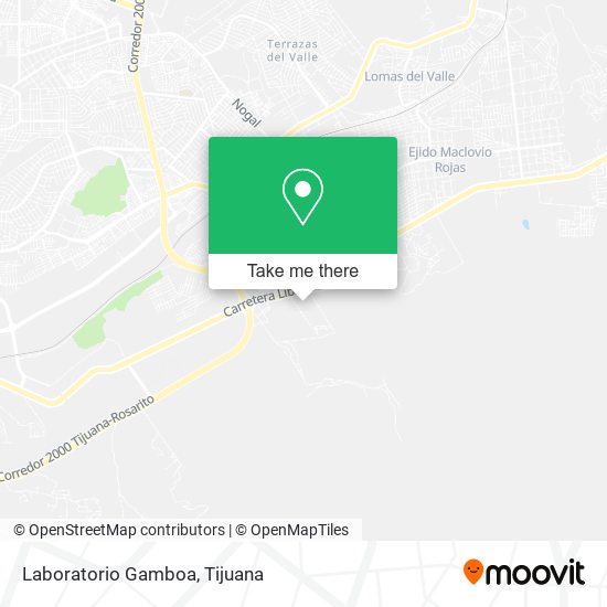 Laboratorio Gamboa map