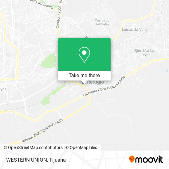 Mapa de WESTERN UNION