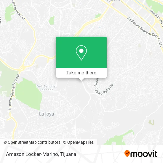 Amazon Locker-Marino map