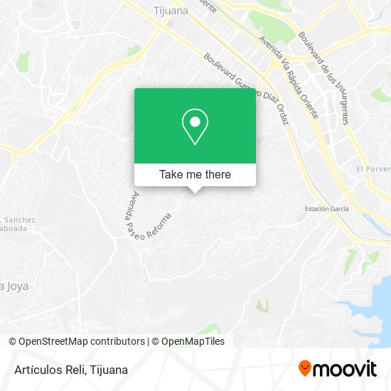 Mapa de Artículos Reli