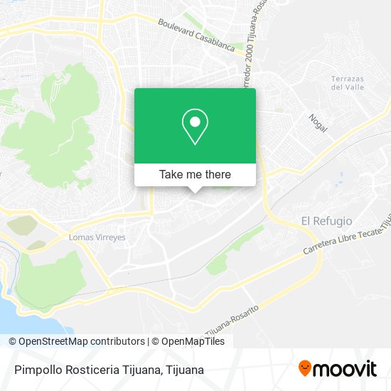 Pimpollo Rosticeria Tijuana map