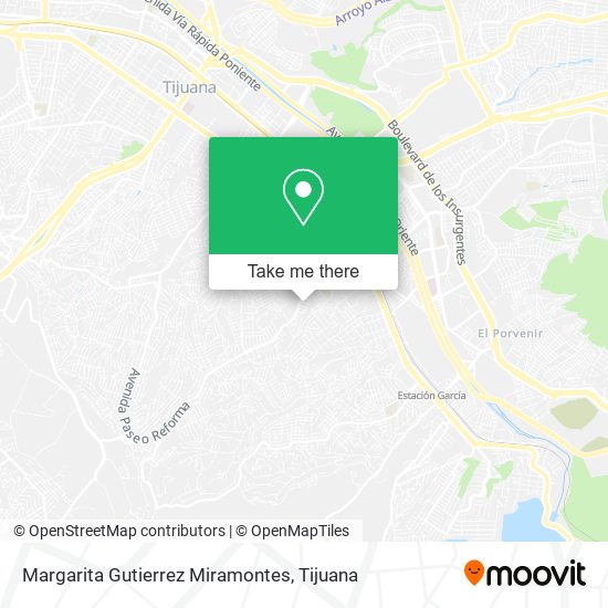 Margarita Gutierrez Miramontes map