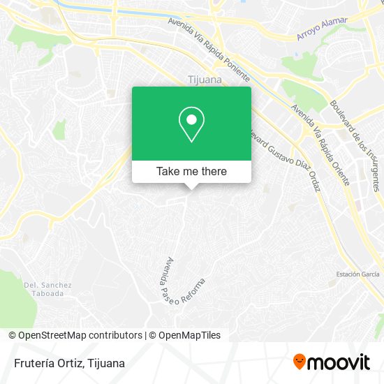 Mapa de Frutería Ortiz