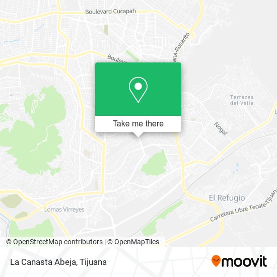 Mapa de La Canasta Abeja