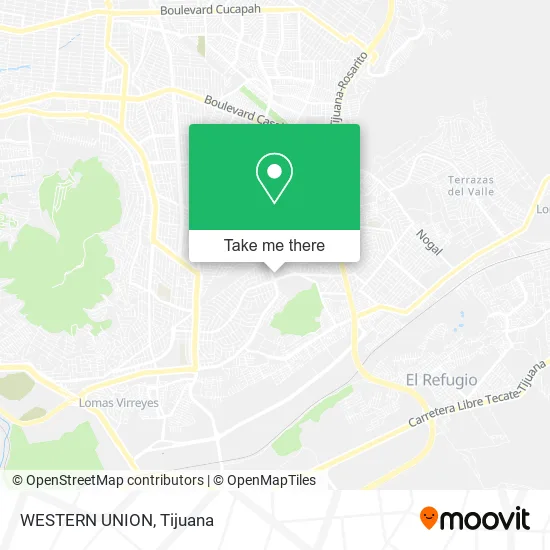 Mapa de WESTERN UNION