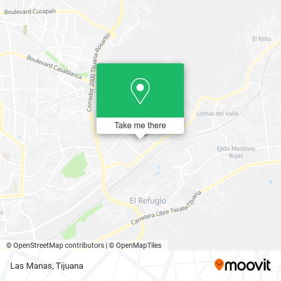 Mapa de Las Manas
