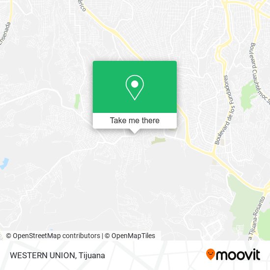 WESTERN UNION map