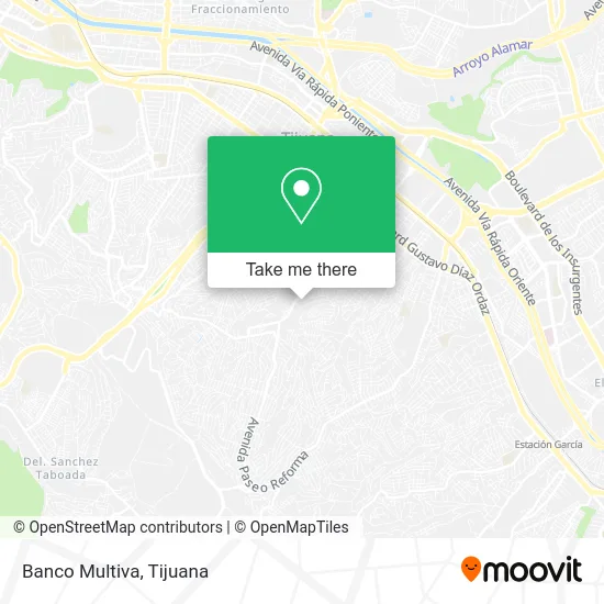 Banco Multiva map