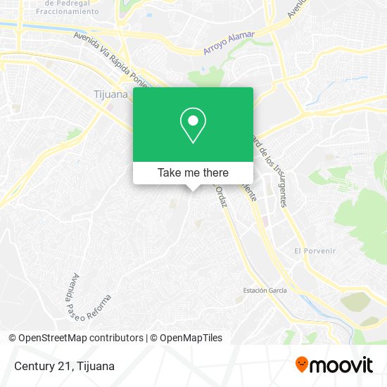 Mapa de Century 21