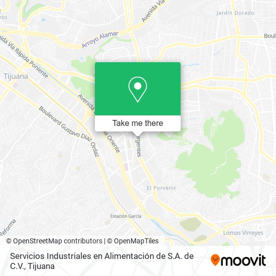 Servicios Industriales en Alimentación de S.A. de C.V. map