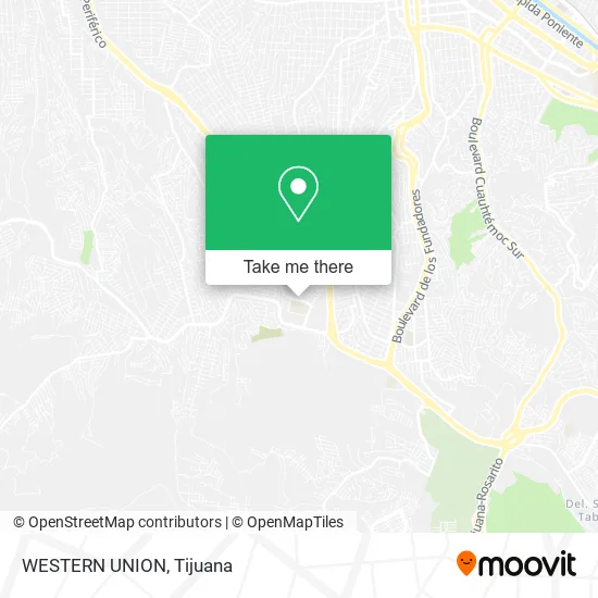 WESTERN UNION map