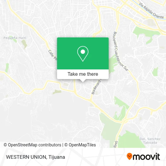 WESTERN UNION map