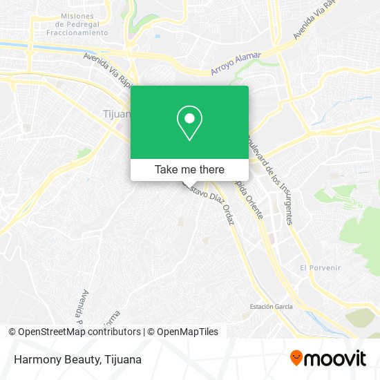Mapa de Harmony Beauty