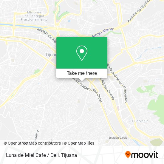 Luna de Miel Cafe / Deli map