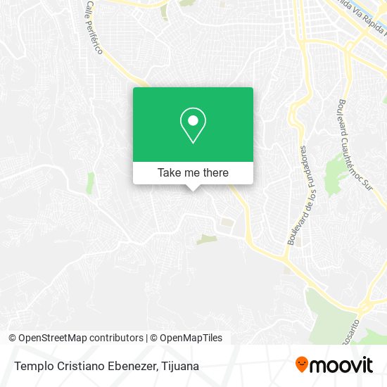 Templo Cristiano Ebenezer map