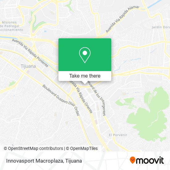 Innovasport Macroplaza map