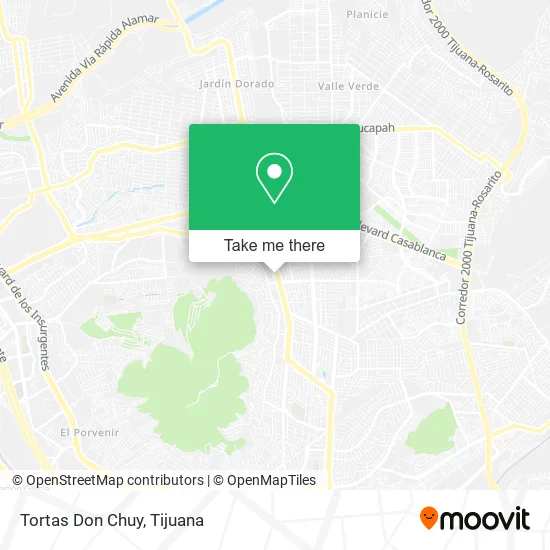 Tortas Don Chuy map