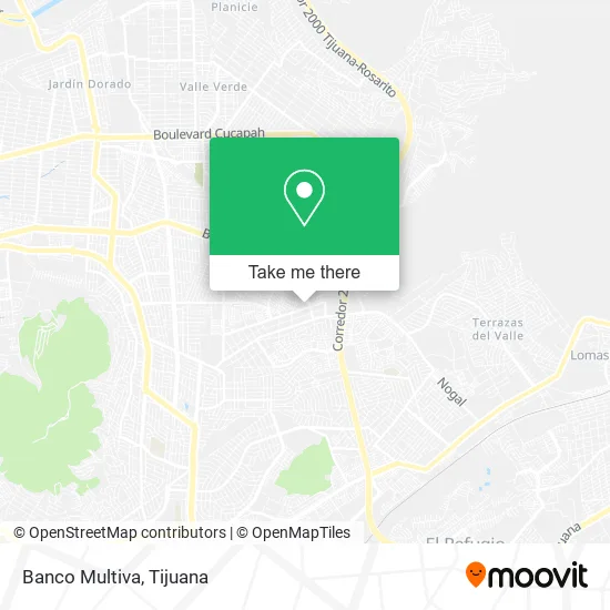 Mapa de Banco Multiva
