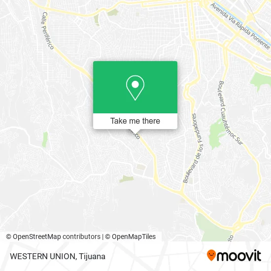 WESTERN UNION map