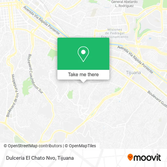 Dulcería El Chato Nvo map