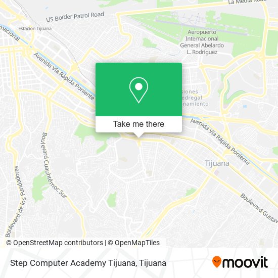 Step Computer Academy Tijuana map