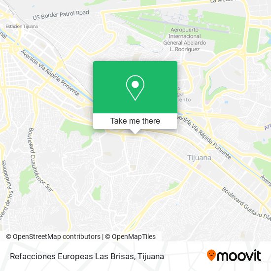 Refacciones Europeas Las Brisas map