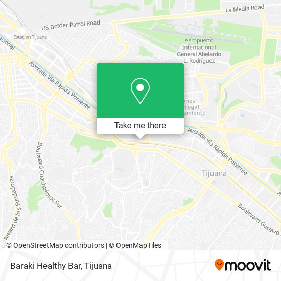 Mapa de Baraki Healthy Bar