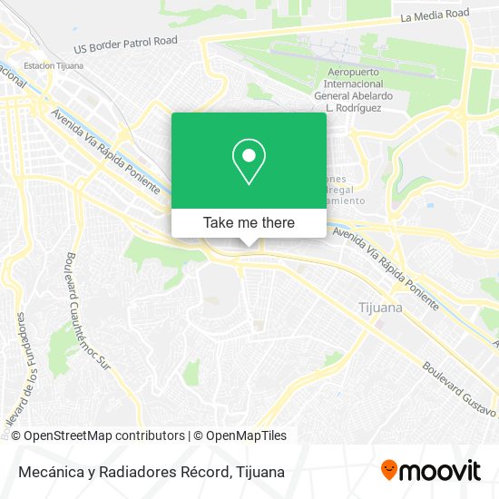 Mecánica y Radiadores Récord map