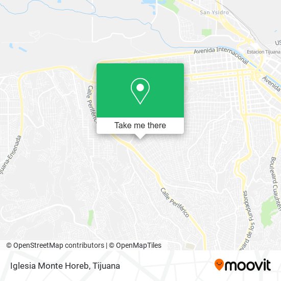 Mapa de Iglesia Monte Horeb