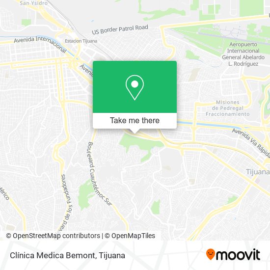 Clínica Medica Bemont map
