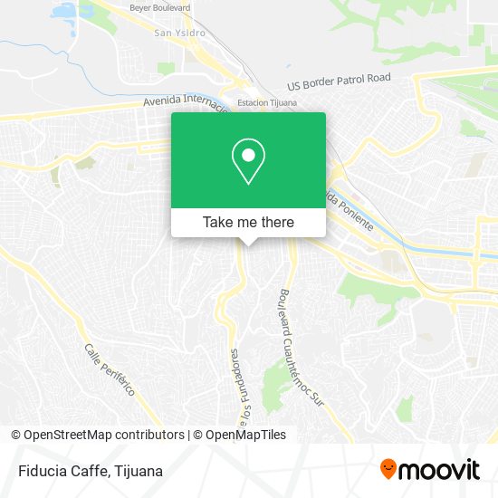 Mapa de Fiducia Caffe