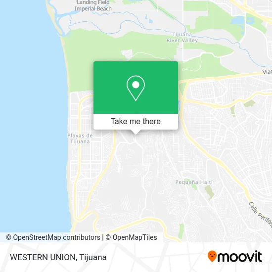 WESTERN UNION map