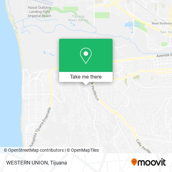 Mapa de WESTERN UNION