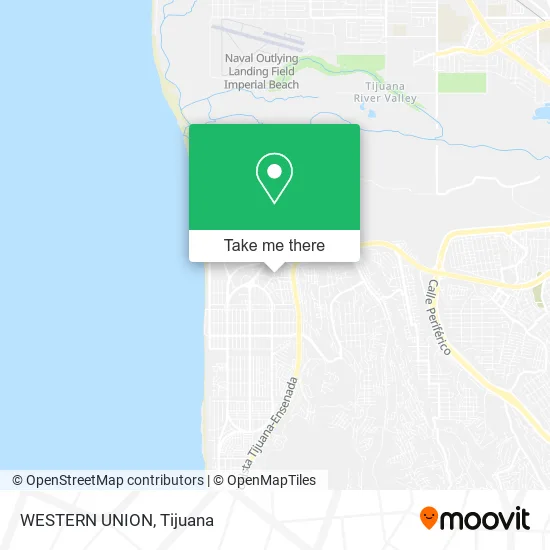 WESTERN UNION map